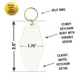 Birding Makes Me Orni - Motel Keychain