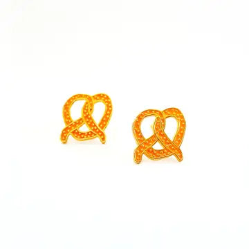 Jenny Lemon Enamel Stud Earrings
