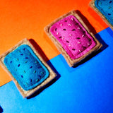 Wool Pop Tart Cat Toy - Strawberry