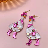 Not Picasso Large Dangle Earrings -