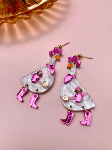 Not Picasso Large Dangle Earrings -
