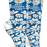 Groovy Things Co. Women's Crew Socks - Best Fucking Grandma Ever