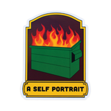 A Self Portrait Sticker
