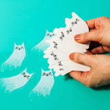 Bromstad Printing Co. - Ghost Cat Clear Sticker