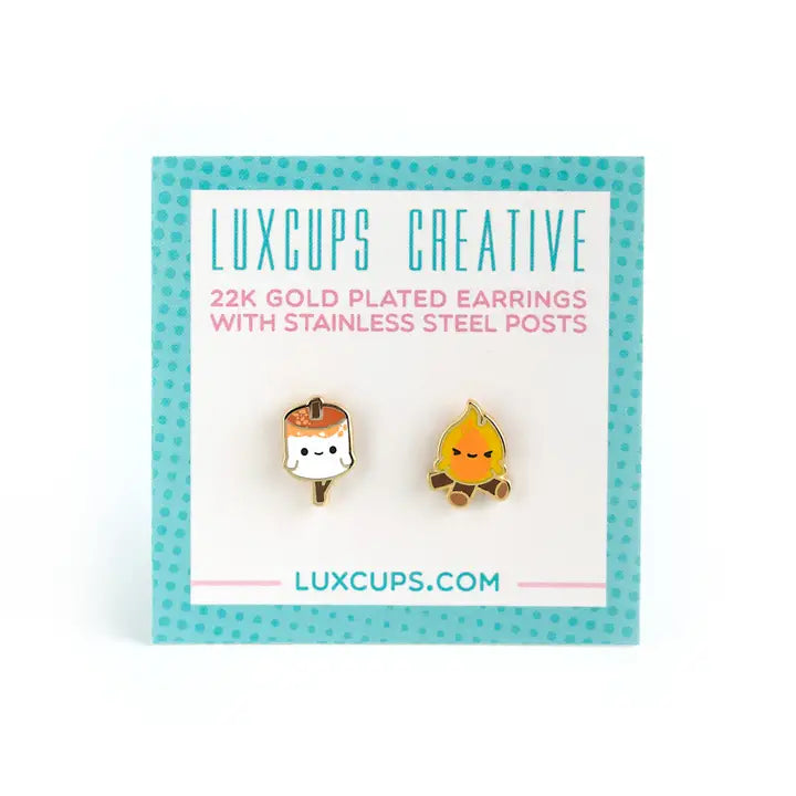 LuxCups Stud Earrings