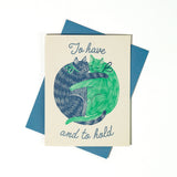 'To Have and to Hold' - Risograph Wedding Card