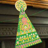 Midcentury Trees Sewn Garland