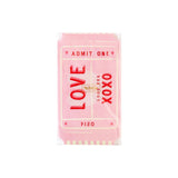 Love Ticket Shaped Dinner Paper Napkin