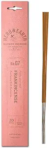 Herb & Earth bamboo incense sticks 20 pack frankincense