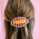 The Peach Fuzz Freak Rhinestone Hair Clip