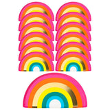 Rainbow Shaped Paper Plates
