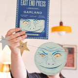 Man on the Moon Sewn Garland