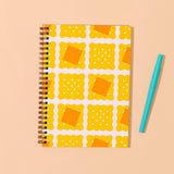 Cheese and Crackers Letterpress Spiral Notebook