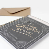 A New Chapter Begins - Graduation Card