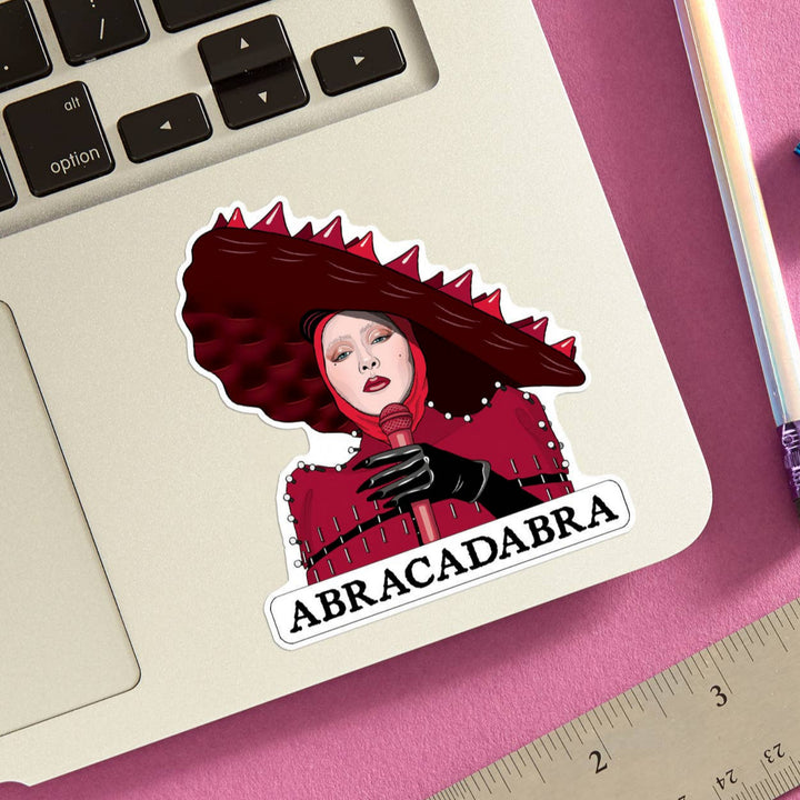 'Abracadabra' Lady Gaga Die Cut Sticker