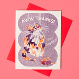 Aww, Thanks! - Thank You Card