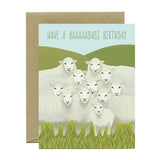 Badass Sheep Birthday Card