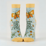 Blue Q Women's Ankle Socks 'Please One Shitstorm At A Time'