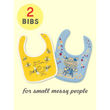 Blue Q Baby Bibs Set of 2 -  Crabby / Chucker