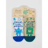 Blue Q Baby Socks Set of 2 Pairs - Parents / Fussy Baby