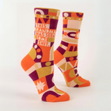 Blue Q  Women's Crew Socks 'This Grandma Has Seen Some Shit'