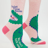 Blue Q Women's Crew Socks 'Quiet Time Socks'