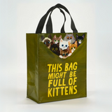 Blue Q Handy Tote 'This Bag Might Be Full of Kittens'