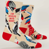 Blue Q Men's Socks 'I'm Really Into Birds'