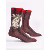 Blue Q Men's Sock 'Coolest Guy on the Conference Call'