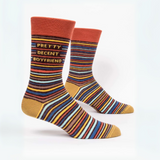 Blue Q Men's Socks 'Pretty Decent Boyfriend'