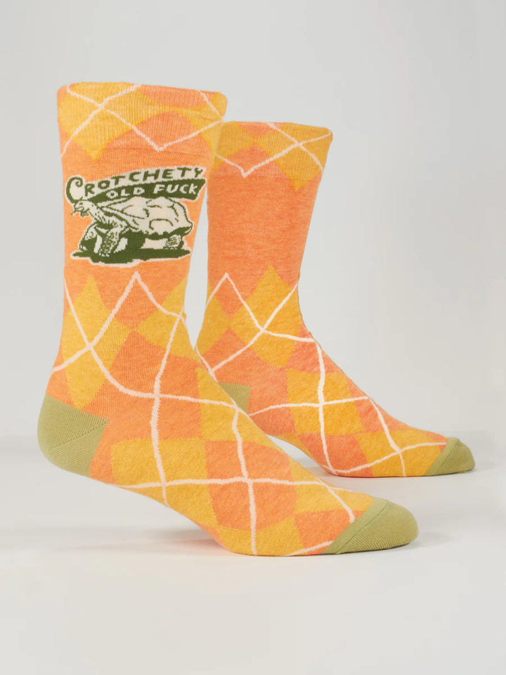 Blue Q Men's Socks Crotchety Old Fuck