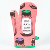 Blue Q Oven Mitt 'Bitch I Am The Secret Ingredient'
