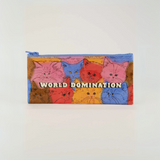 Blue Q Pencil Case 'World Domination'