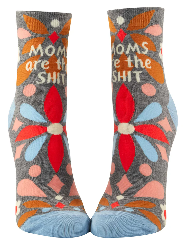 Blue Q Ankle Socks Moms Are The Shit