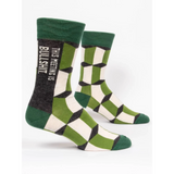 Blue Q This Meeting is Bullshit Men's Socks