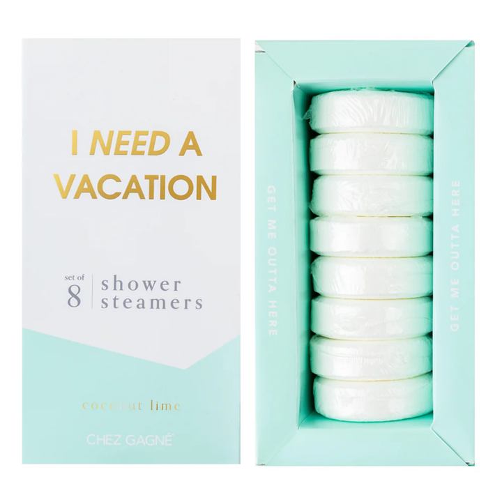 Chez Gagne Shower Steamers Need a Vacation