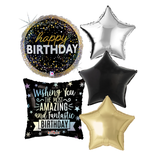 Classic Metallic Happy Birthday Bundle