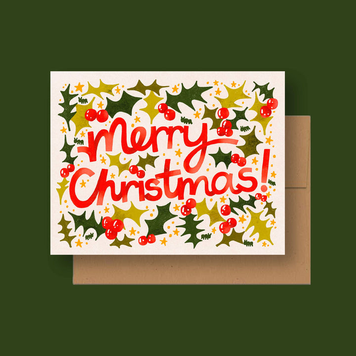 Collins Williams Christmas Greeting Card - Ribbon