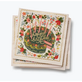 Rifle Paper Co. Cocktail Napkins - Floral Cake