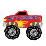 34" Monster Truck Birthday Balloon
