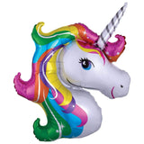 33" Unicorn Rainbow Mane Foil Balloon