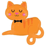 31" Dapper Orange Tabby Balloon