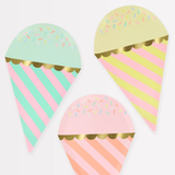 Meri Meri Ice Cream Shaped Plates