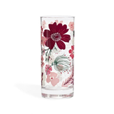 12.3oz. Highball Glass - Pink Garden