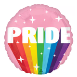 17" Burst of Pride Foil Balloon