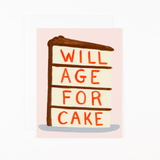 Dear Hancock Birthday Card - Will Age For Cake