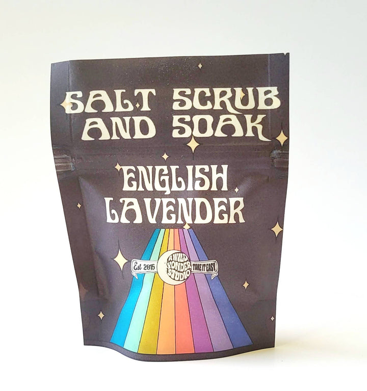 English Lavender Bath Soak Scrub Pouch