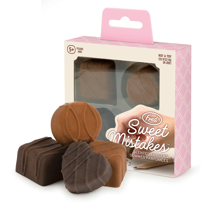 Sweet Mistakes Erasers - Chocolate