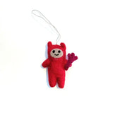 Devin the Devil Eco Wool Ornament