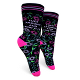 'Fuck Around and Find Out' Women's Crew Socks